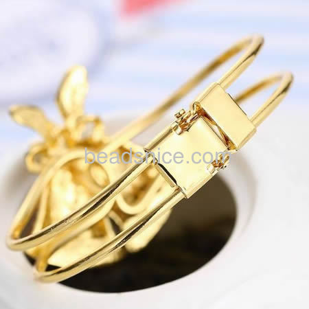 Christmas bell bracelet jingle bell bracelets bangle fashionable jewelry accessories brass gift for kids lead-safe nickel-free