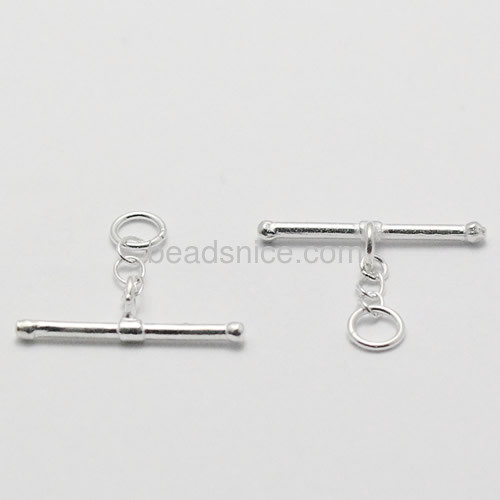 Metal clasp toggle clasp fit necklace bracelets wholesale jewelry findings sterling silver clasps DIY