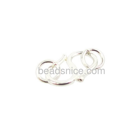 S clasps for jewelry silver 925