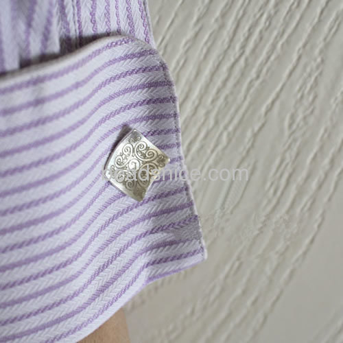 Suit shirt cufflinks vintage mens cuff link flower engraved wholesale vogue jewelry accessory sterling silver square shape gift