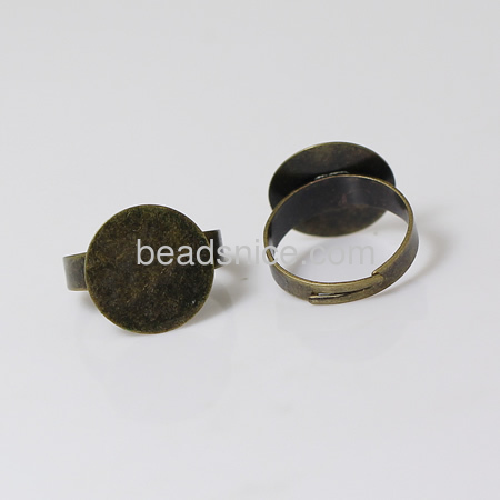 filigree ring base,size:7,round