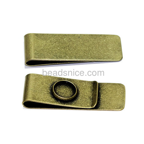 Money clip  brass perfect for Valentines Day Gift