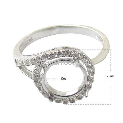 Wholesale sterling silver jewelry sterling silver rings setting. Wholesale sterling silver jewelry sterling silver rings setting.