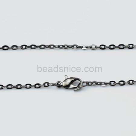 jewelry chain , 2 x 3mm Oval Links,24
