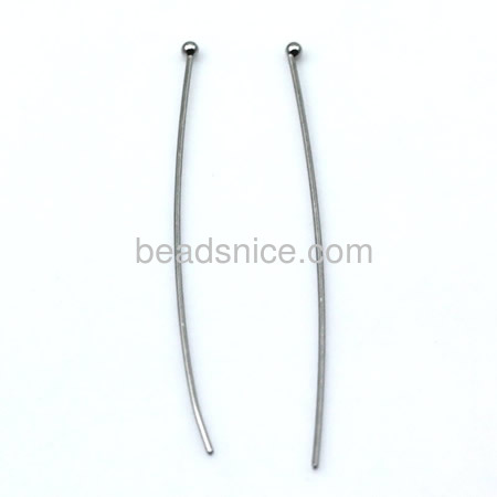 Brass Headpin,2x0.7x50mm,Nickel-Free,Lead-Safe,