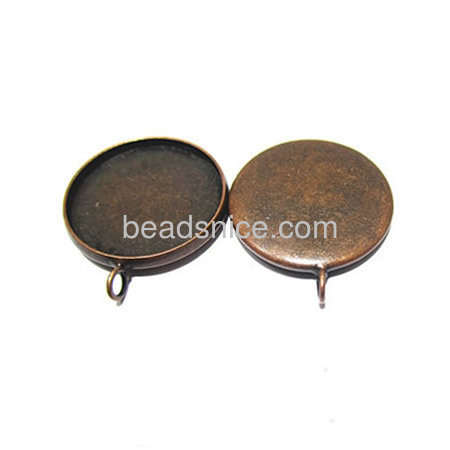 Jewelry pendant bail,brass,nickel free,lead safe,Hand rack plating,