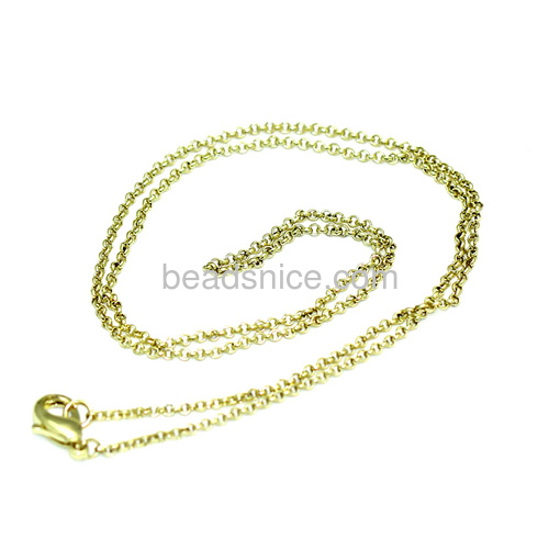 Necklace gold plated jewelry make supplies