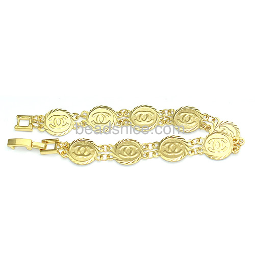Coins Charm Bracelet in 24 K Real Gold plated