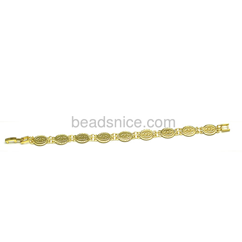 Coins Charm Bracelet in 24 K Real Gold plated