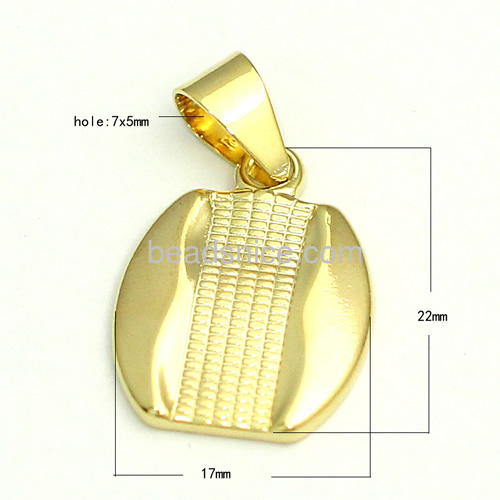 Pendants and charms new design golden apple pendant wholesale fashion jewelry making supplies brass gifts nickel-free lead-safe