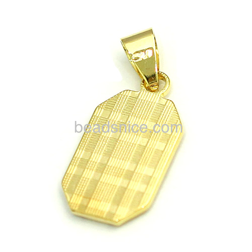 Fashion jewelry wholesale mens pendant delicate DIY for necklace more style for your choice brass