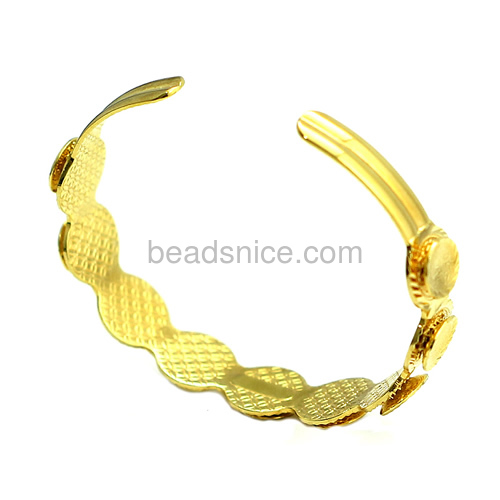 Bracelet jewelry coins bangles and bracelets gold plated wholesale fashionable jewelry findings brass gift for friends