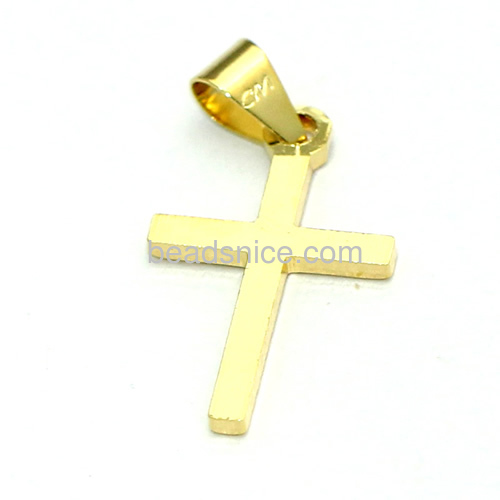 Cross pendant fashion pendants charms wholesale necklace jewelry findings brass best gift for her nickel-free lead-safe