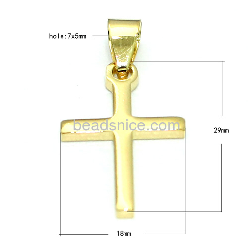 Cross pendant fashion pendants charms wholesale necklace jewelry findings brass best gift for her nickel-free lead-safe