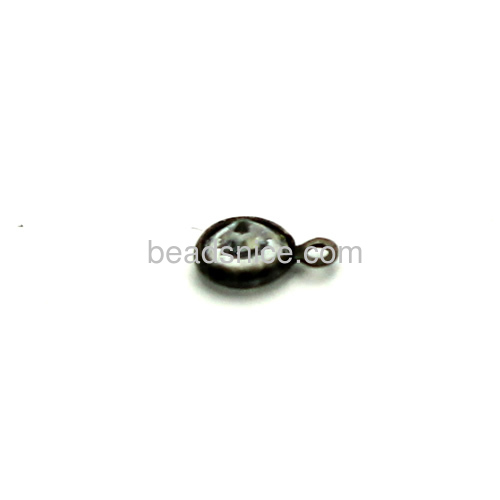 Tiny pendant necklace connector sterling silver connectors wholesale fashion jewelry accessories DIY gifts