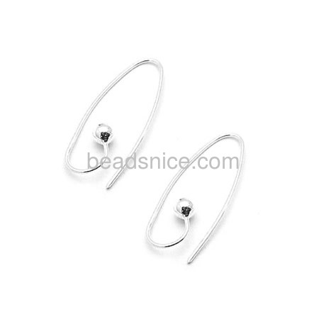 925 Sterling silver earring wires