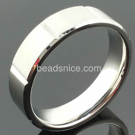 Stainless steel ring mens designer finger rings simple style wholesale fashion rings jewelry findings gift for friends