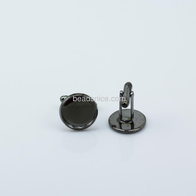 Brass Buckel,Base Diameter:16mm,Lead-Safe,Nickel-Free,Handmade Plated,