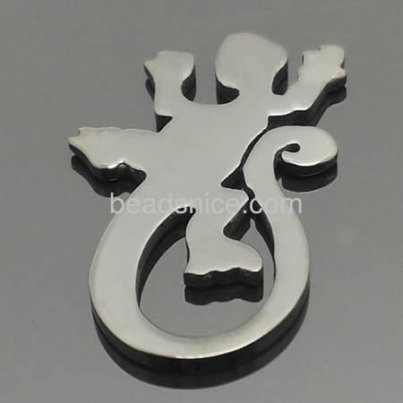 Stainless steel stamping blanks metal blank gecko blank wholesale jewelry accessories DIY
