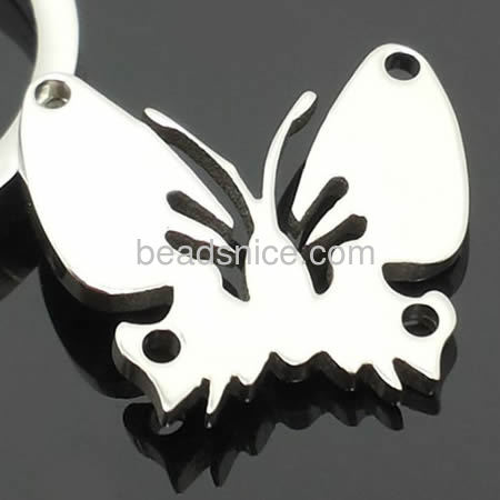 Butterfly stamping blanks metal stampings wholesale jewelry making supplies stainless steel DIY