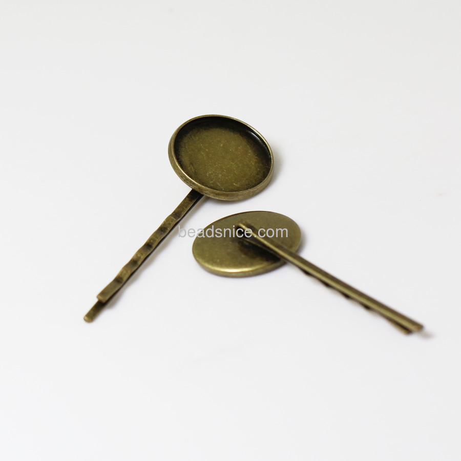 Kid hair accessory brass base inside diameter 20mm Kid hair accessory brass base inside diameter 20mm