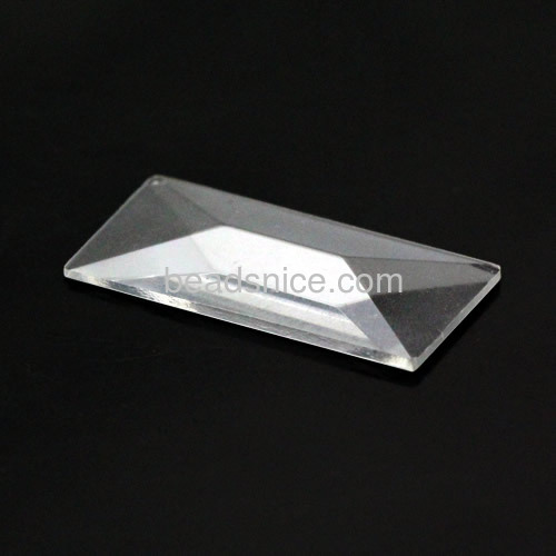 Transparent glass base settings wholesale vogue jewelry