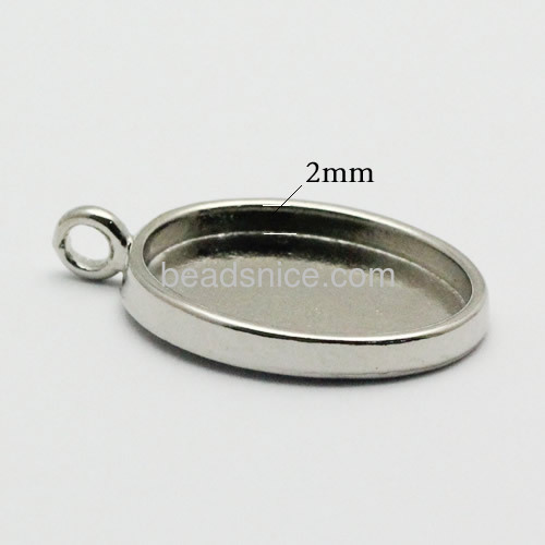Zinc alloy pendant setting lead safe nickel free