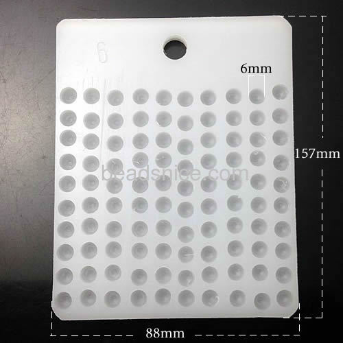 Acrylic Bead Counting Tray for 6mm beads