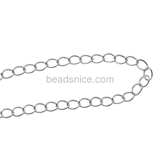 Sterling silver  bulk chain necklace  Round Cable Chain