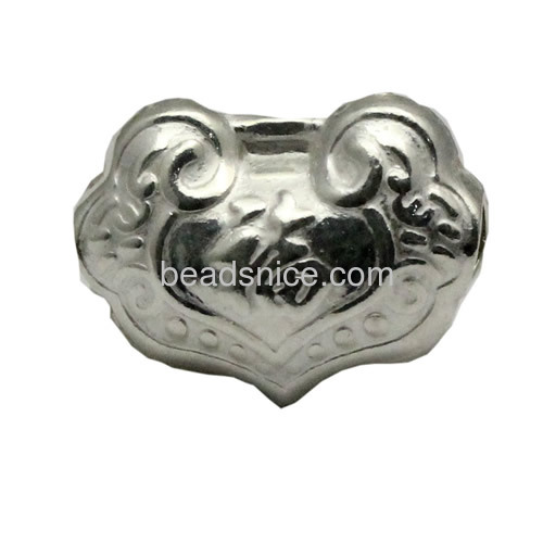 Wholesale silver lcuky bead fine silver jewelry components sterling sliver jewelries accessories birthday gift