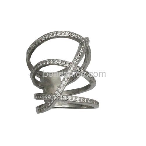 Pure 925 sterling silver geometry shape ring compatible with CZ vintage jewelry wholesale jewelry gift for her