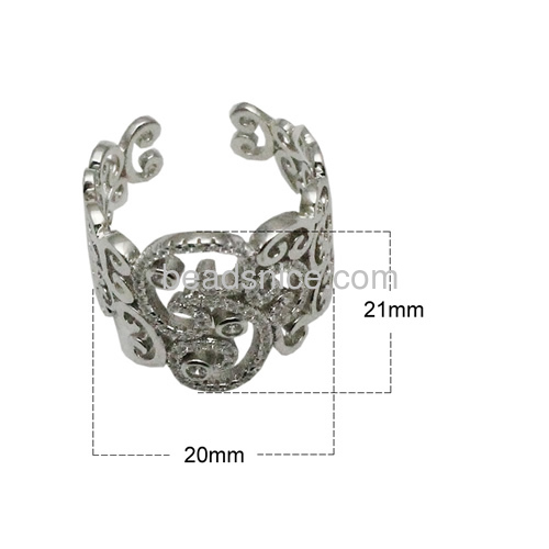 925 sterling silver solid ring with hollow flower design fashion women jewelry christmas gift
