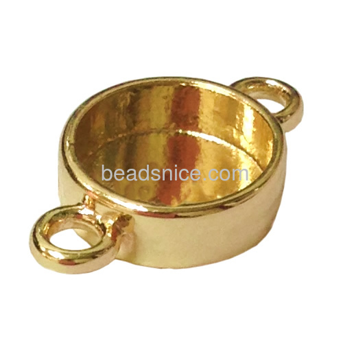Brass round base connector ,