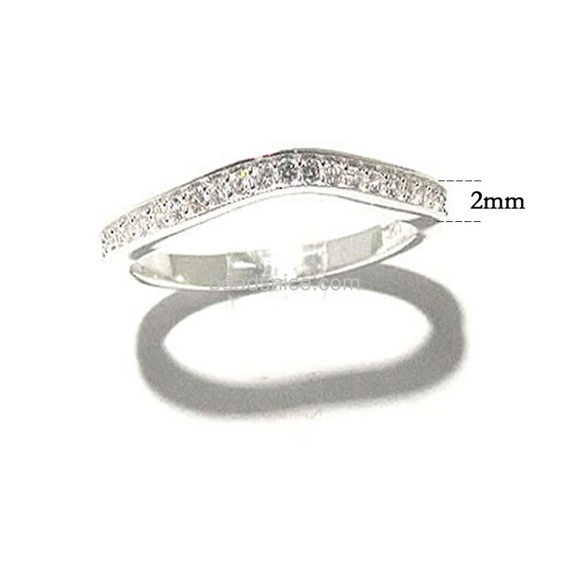 Sterling silver 1 Row Line Over The Midi Tip Finger Above The Knuckle Ring Stack Midi Rings fit 1mm gemstone