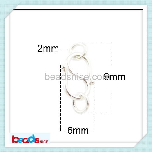 S clasps for jewelry silver 925