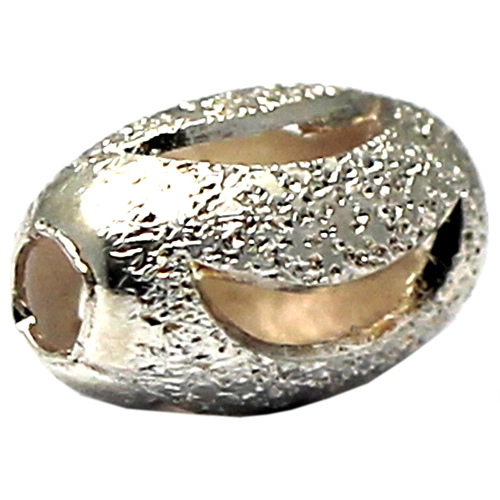 Pure silver spacer bead finding stardust bead sterling silver hollow fine silver accessories designer for women