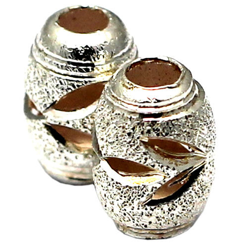 925 sterling silver beads stardust beads curved beads pure silver findings handmade for fine silver jewelry making