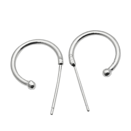 Sterling Silver earwire pure silver French Earring Wires simple design Earring making diy gift for her