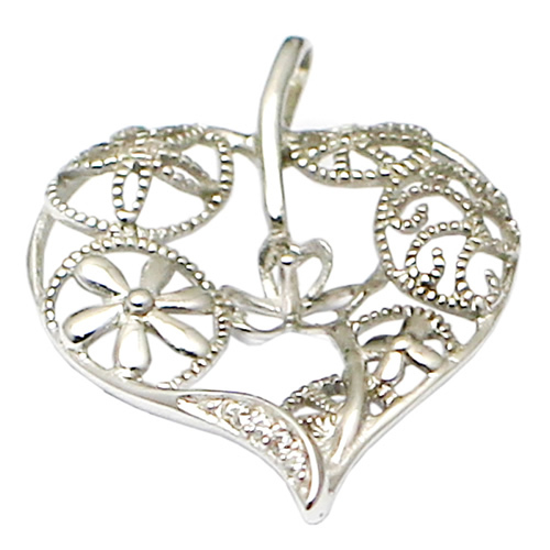 925 sterling silver pendant setting leaf shade inlaying zircon gift for women