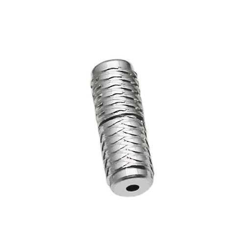 925 sterling silver screw clasp Silver Tone Barrel Screw Clasps copper base Clasp Connector whole silver jewelry making