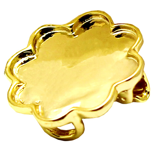 Brass Brooch and pendant setting