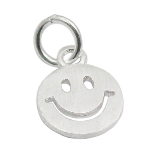 925 Sterling Silver Smile Pendant charms