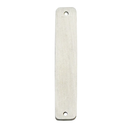 Bar connector 925 Sterling Silver stamping blank pendant charm jewelry beading supplies rectangle bar link