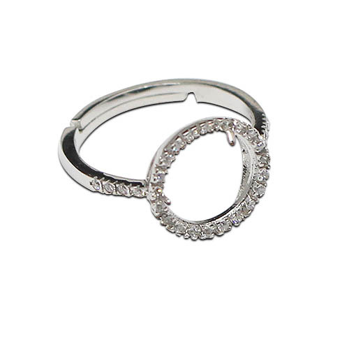 Sterling Silver Ring Setting base