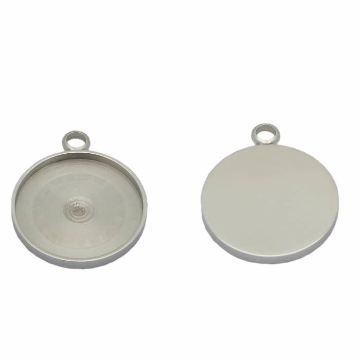 Stainless Steel pendant tray,Cabochon Pendant Setting ,