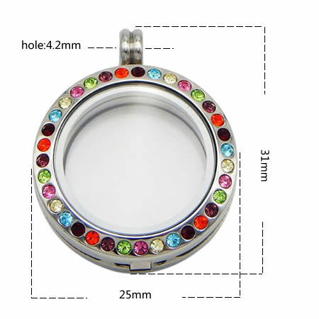 Pendant locket photo fashion jewelry gift for her
