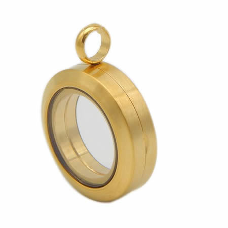 Round shape locket pendant for men women