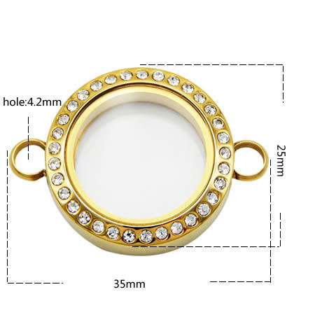 Fashion frame pictures locket pendant jewelry