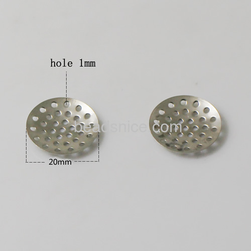 Stamping blank Jewelry findings brass nickel free lead safe hollow round