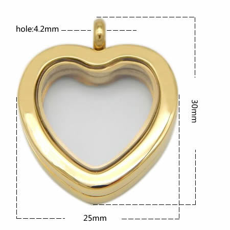 Heart photo pendant elegant design for women